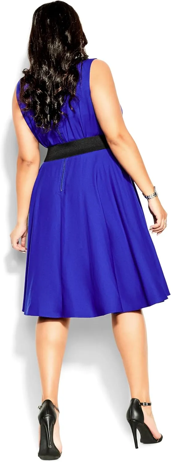 City Chic Women's Vintage Veronica Dress