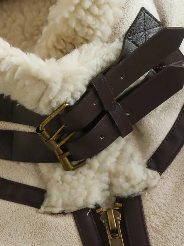 Faux Fur Waistcoat | Cozy Winter Vest Coat in Teddy Bear
