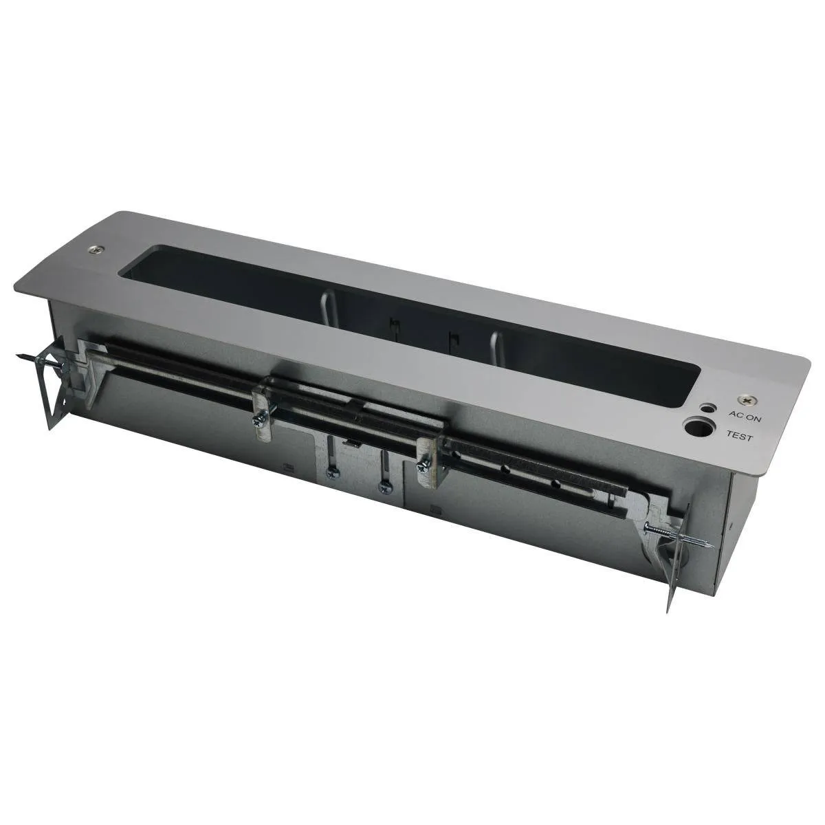 Red Edge Lit LED Exit Sign; 3.14 Watts; Single Face; 120V/277 Volt; Clear Finish